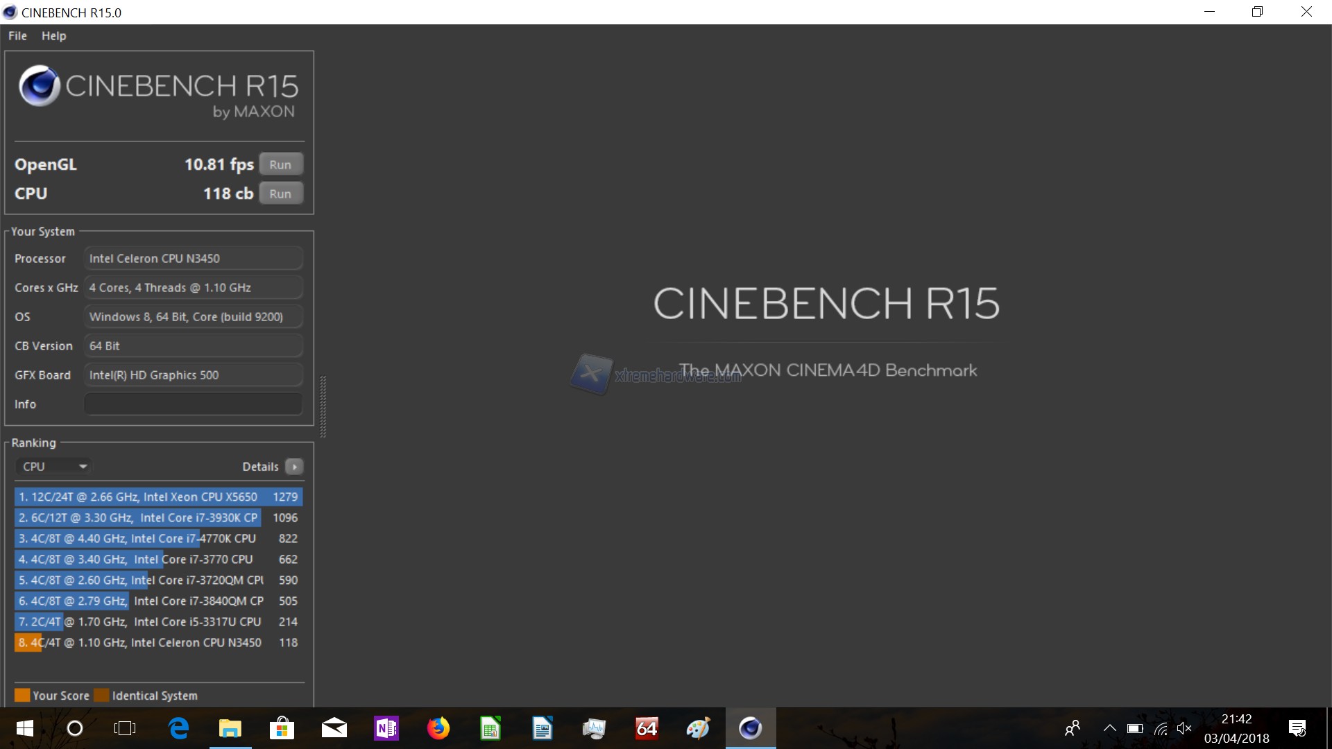 CINEBENCH CPU
